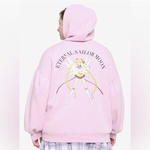 Pretty Guardian Sailor Moon Eternal Sailor Moon Girls Hoodie Plus Size 4 Lavend